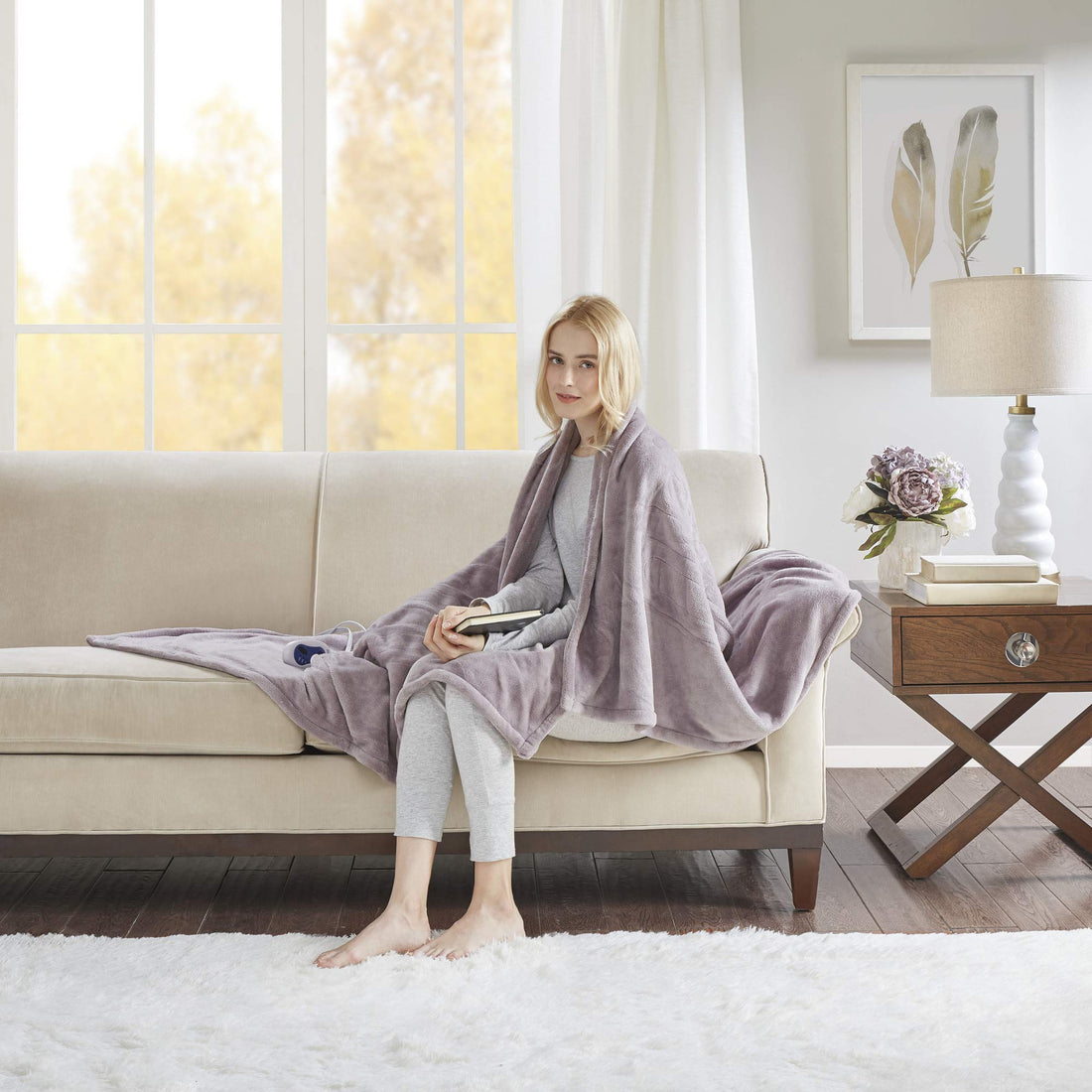 Beautyrest Electric Blanket – Full Grey