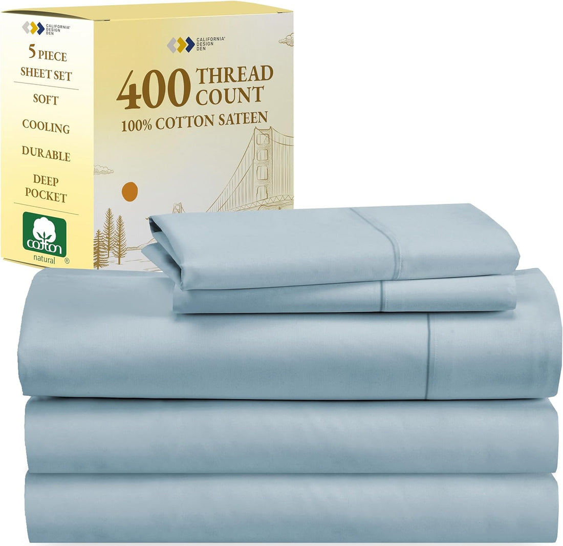 California Design Den Queen Sheets – 400 TC