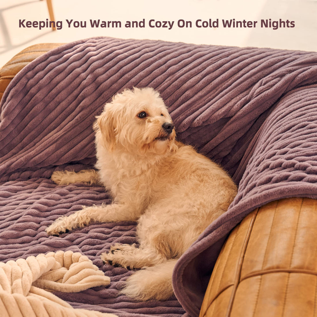 GOTCOZY Electric Heated Throw – Green, 50"x60"