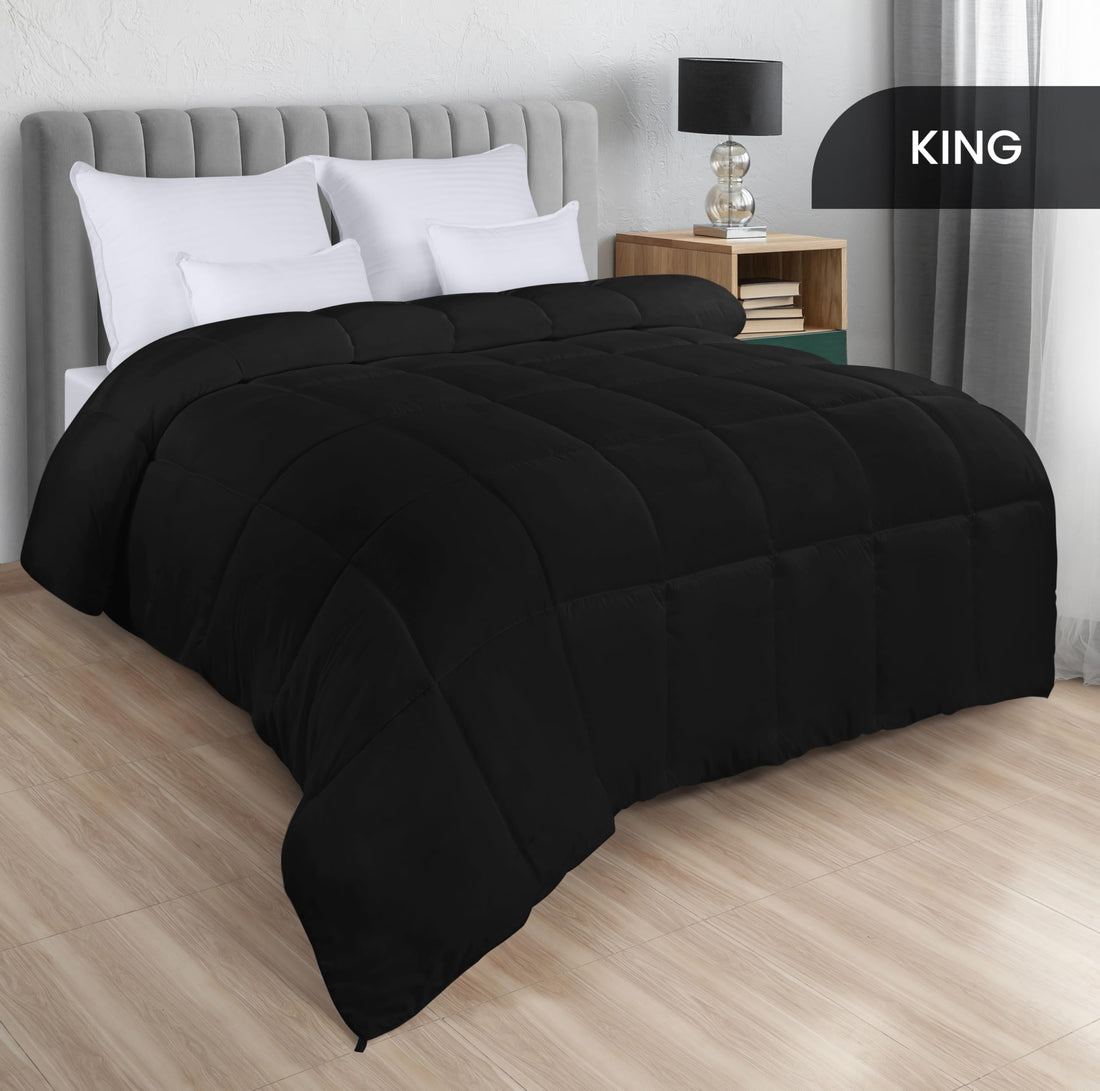 Utopia Queen Comforter – White Down Alternative