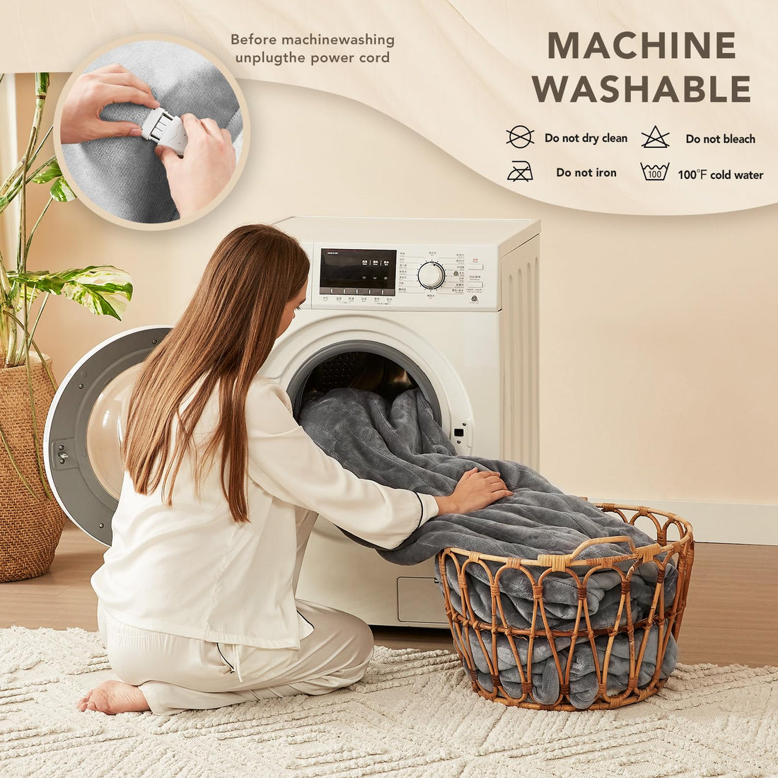 Homemate Heated Throw – 50"x60"