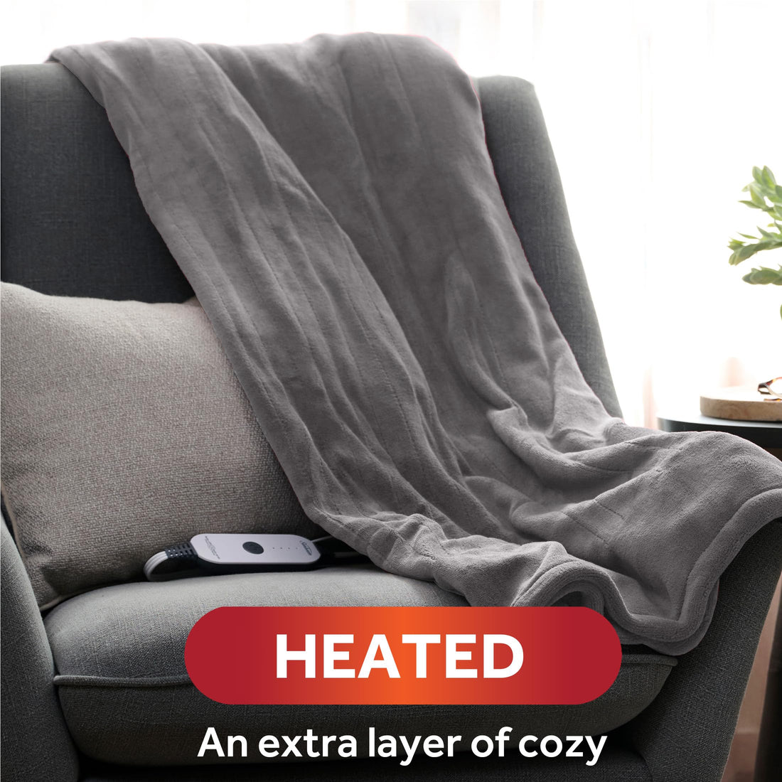 Sunbeam Electric Blanket – Full Mushroom