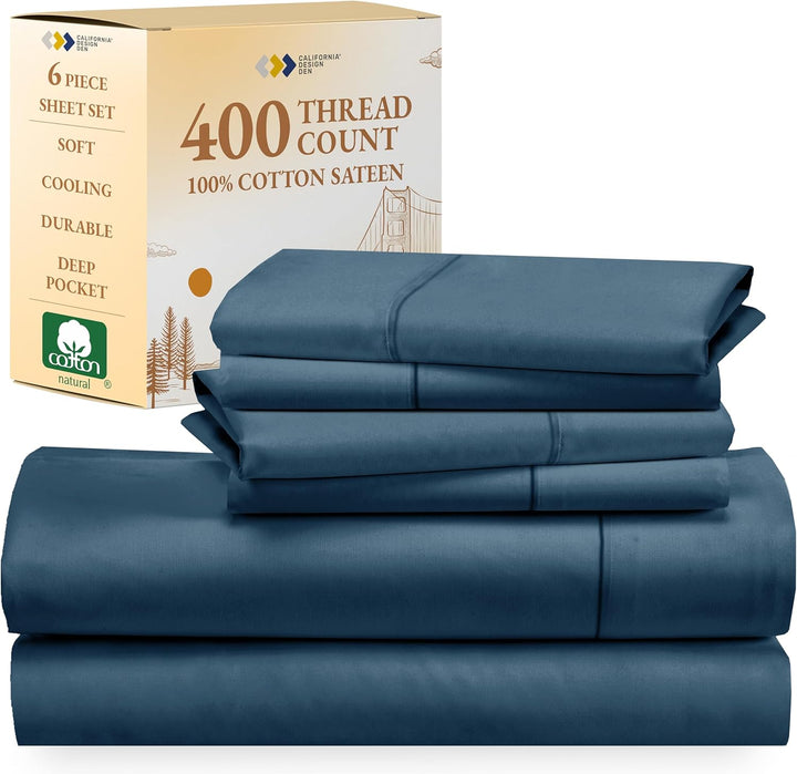 California Design Den Queen Sheets – 400 TC