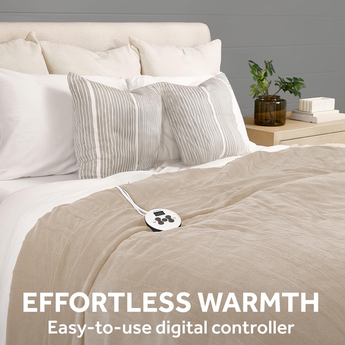 Sunbeam Electric Blanket – Full Mushroom