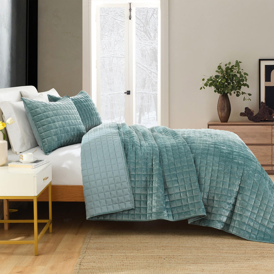 Secgo King Cotton Quilt Set