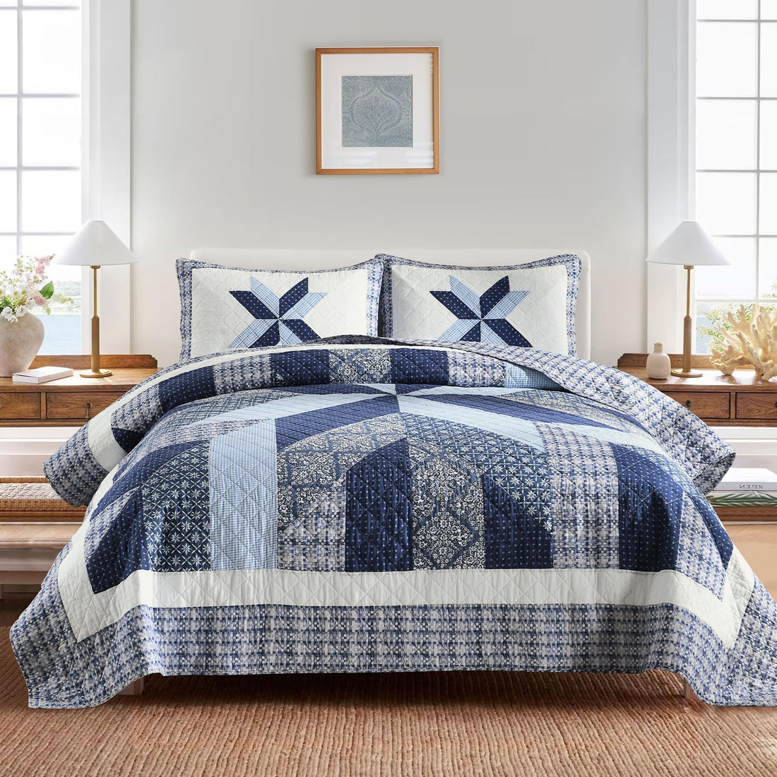 Secgo King Cotton Quilt Set
