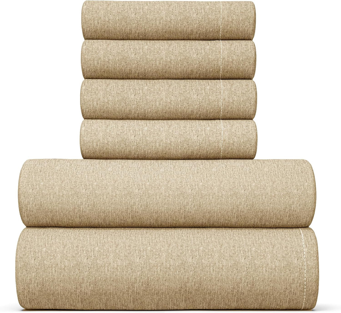 Queen 6PC Ultra Soft Sheet Set – White