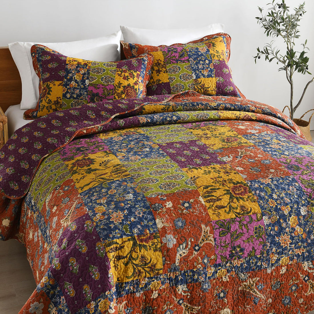 Secgo King Cotton Quilt Set