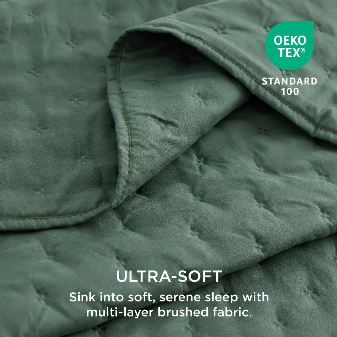 Bedsure Queen Quilt Set – White