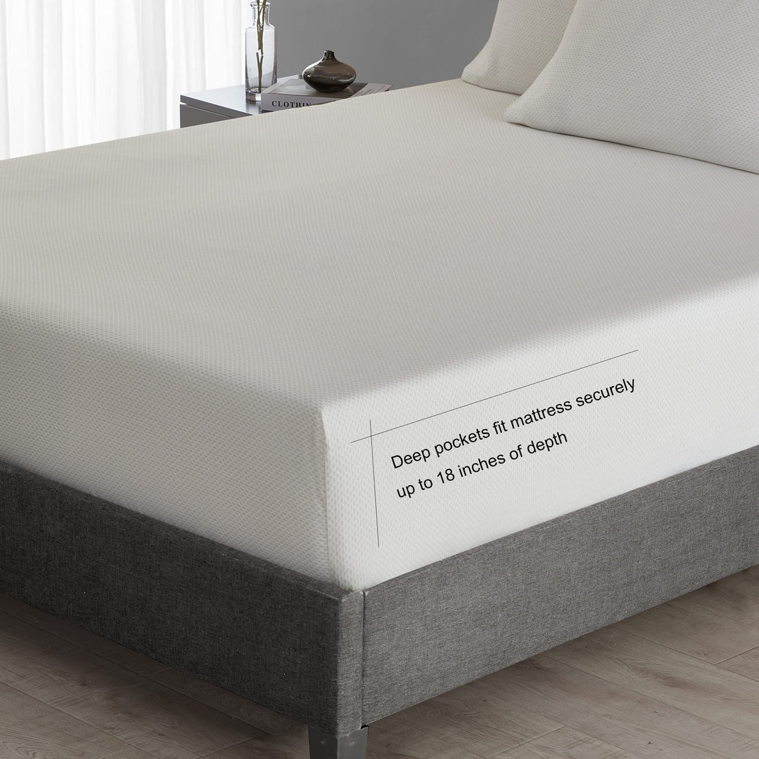 Vera Wang King Sheet Set – 800 TC, Pale Blue