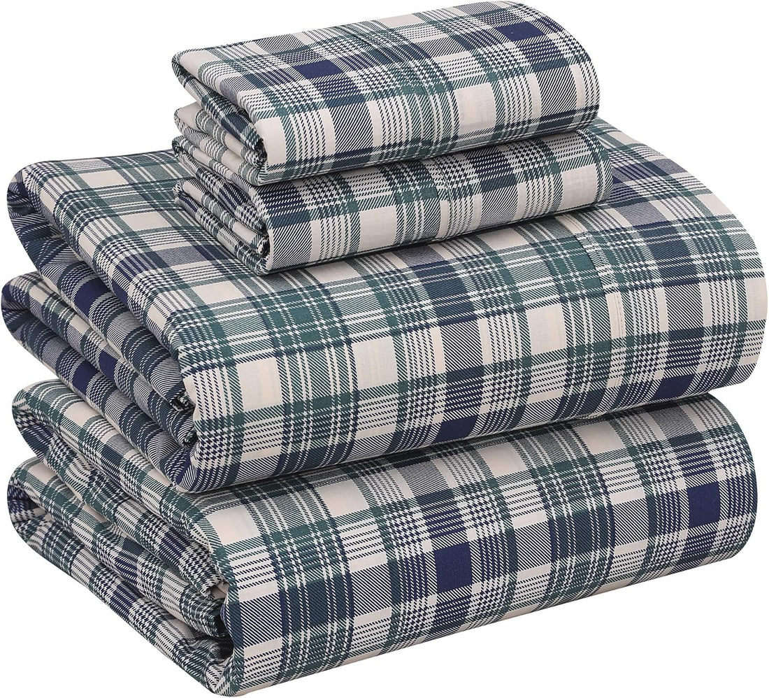 RUVANTI Split King Cotton Sheet Set – Floral, 5PC