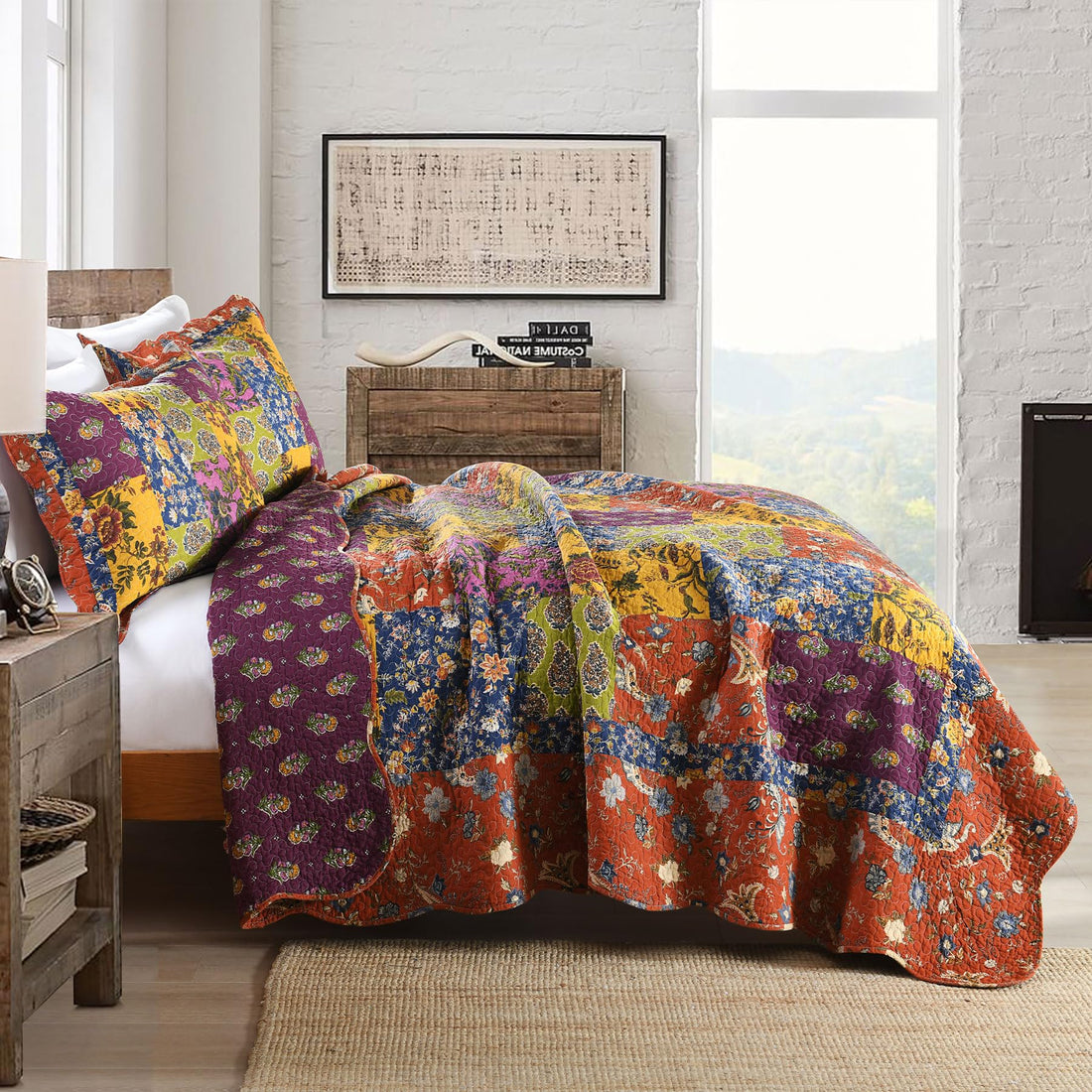 Secgo King Cotton Quilt Set