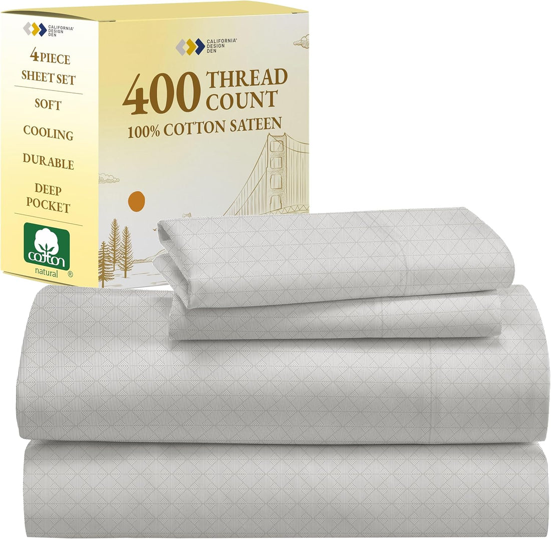 California Design Den Queen Sheets – 400 TC
