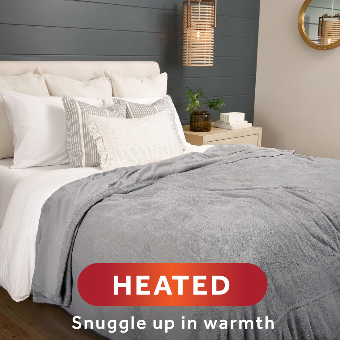Sunbeam Electric Blanket – Full Mushroom