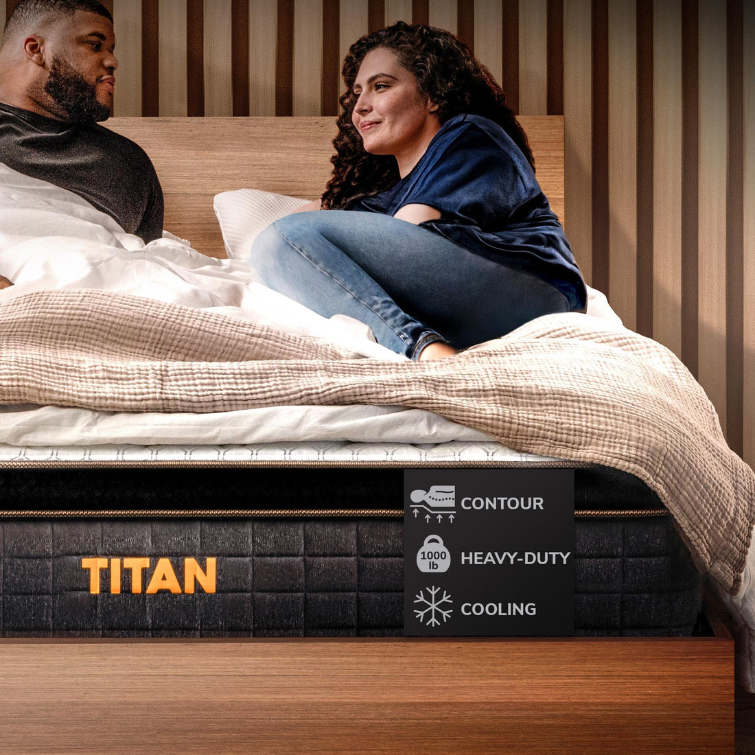 Brooklyn Titan Hybrid Mattress – Twin XL