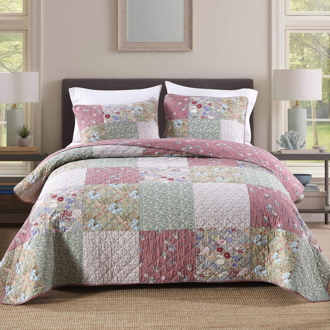 Secgo King Cotton Quilt Set