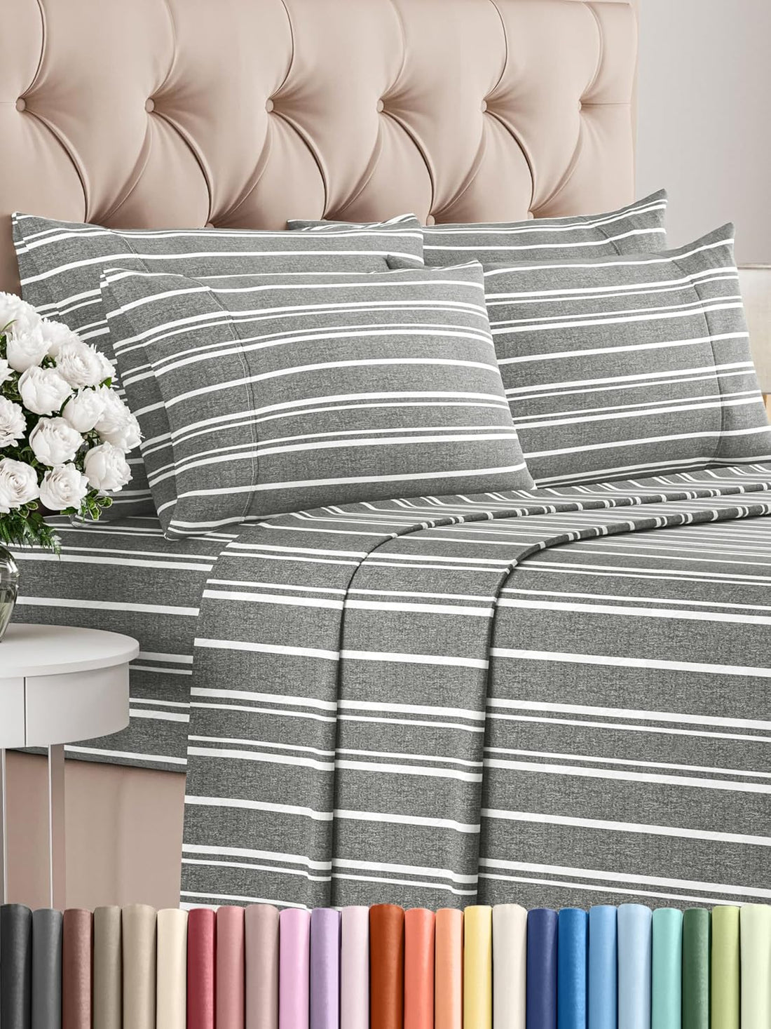 Queen 6PC Ultra Soft Sheet Set – White