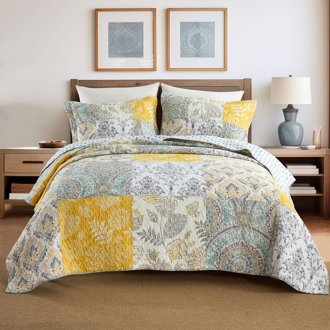 Secgo King Cotton Quilt Set