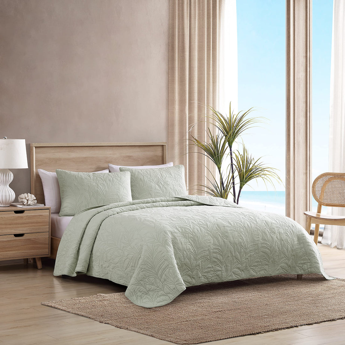 Tommy Bahama King Quilt – Green