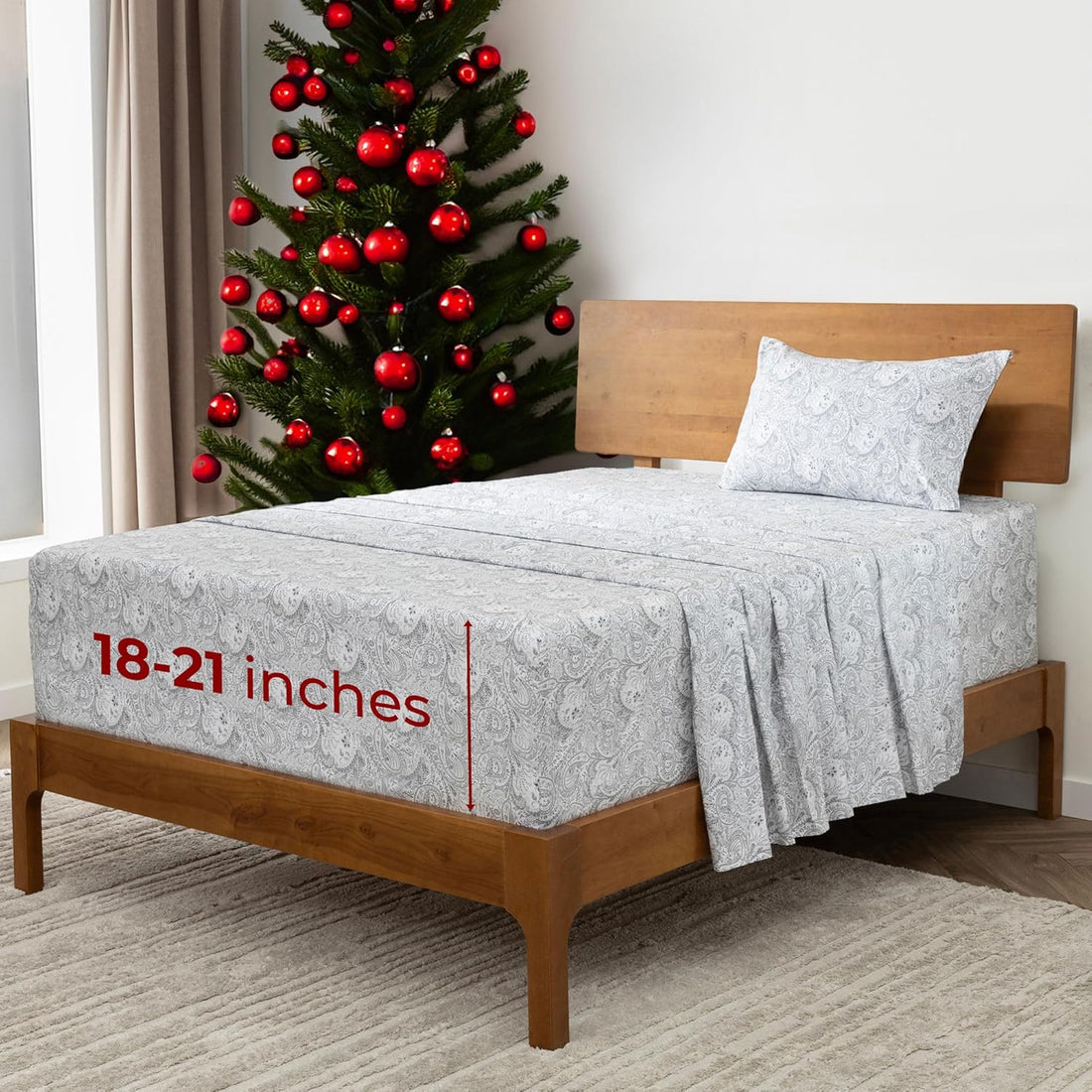 Mellanni Queen Sheet Set – 4PC White
