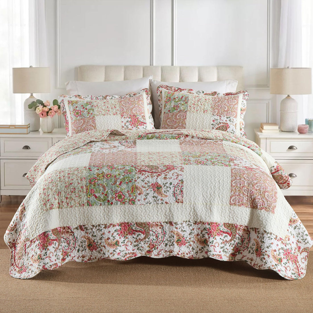 Secgo King Cotton Quilt Set