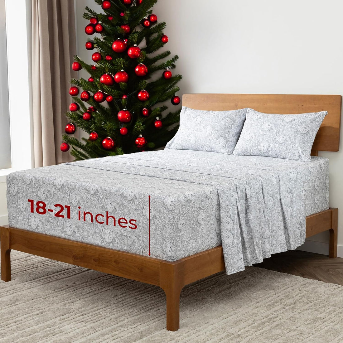 Mellanni Queen Sheet Set – 4PC White