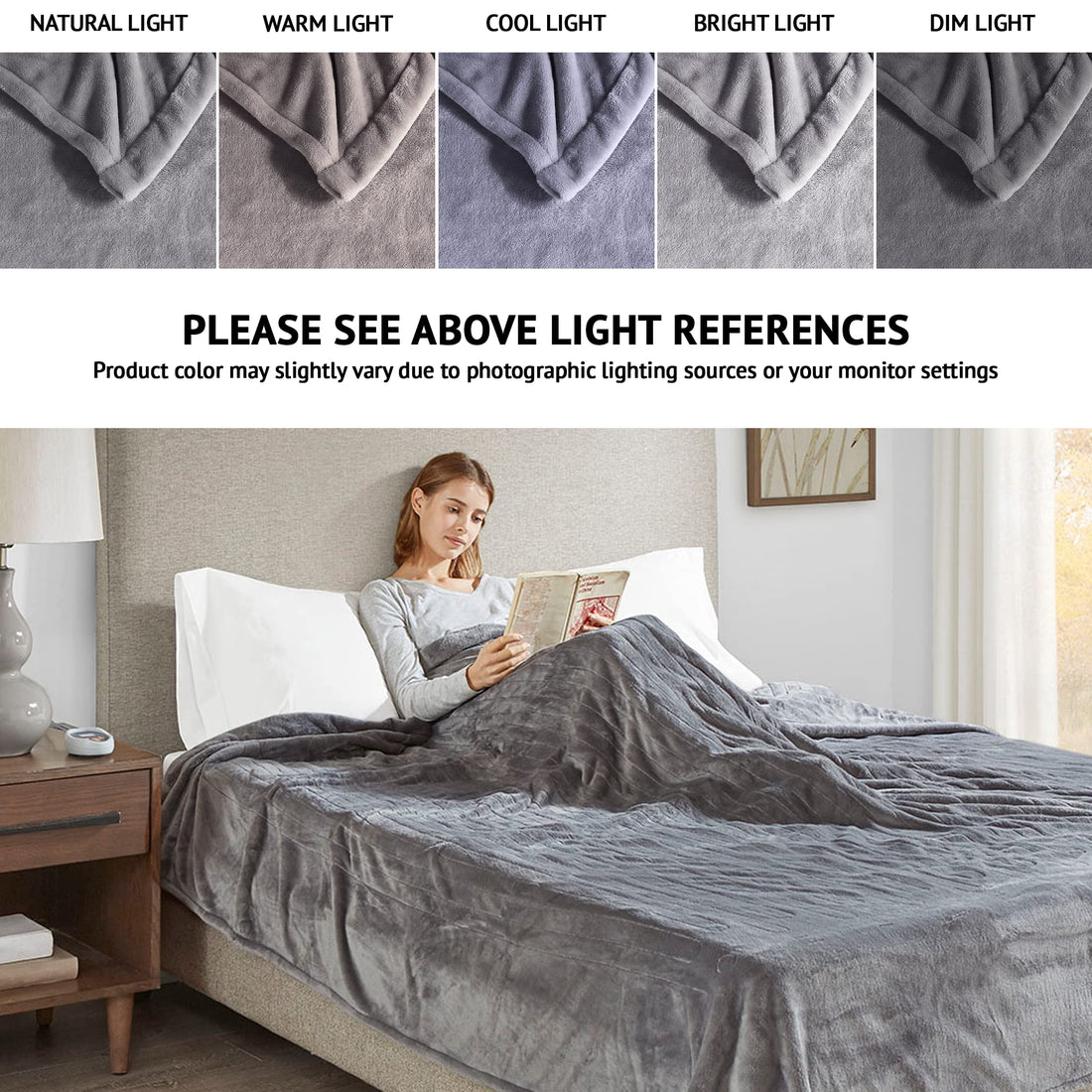 Beautyrest Electric Blanket – Full Grey