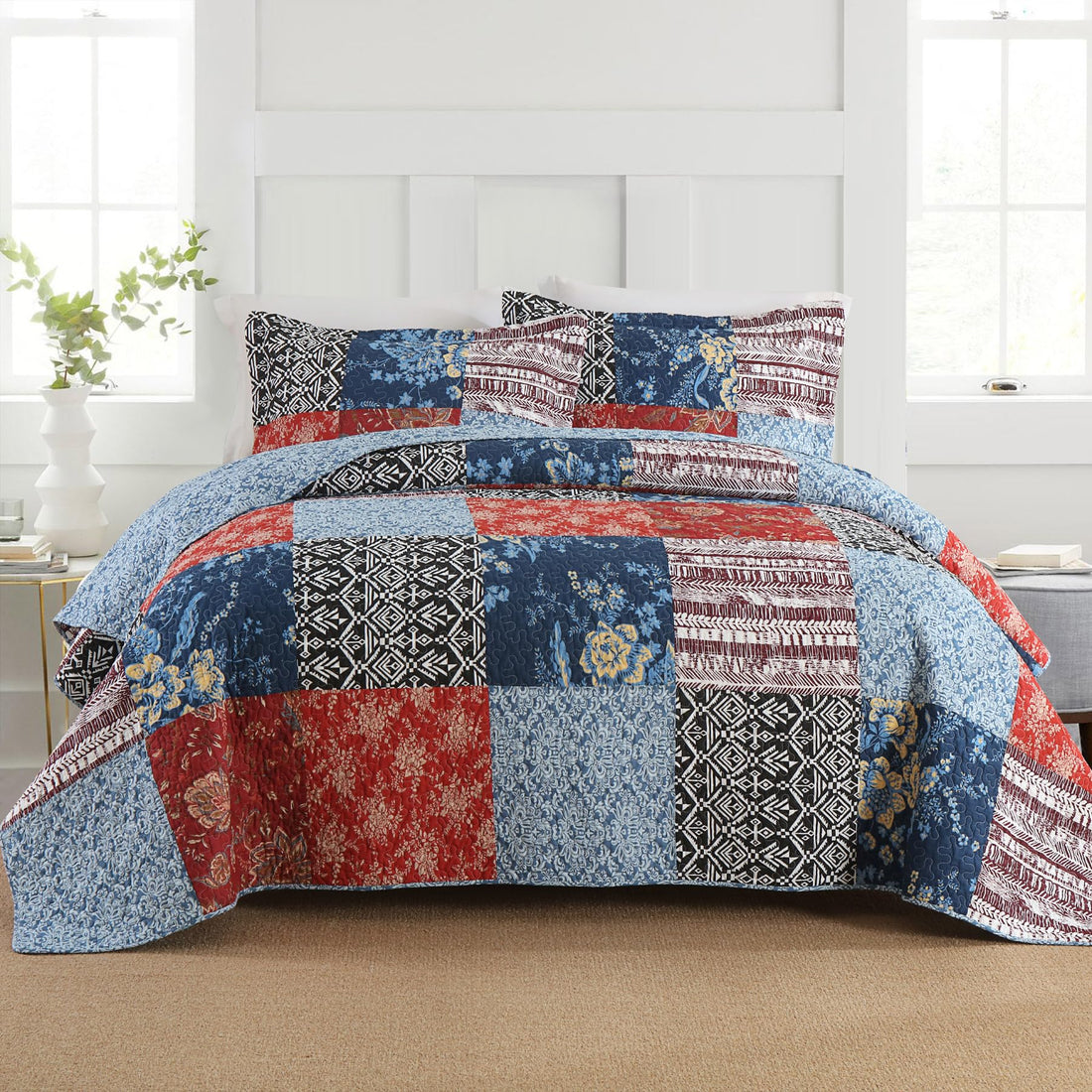 Secgo King Cotton Quilt Set