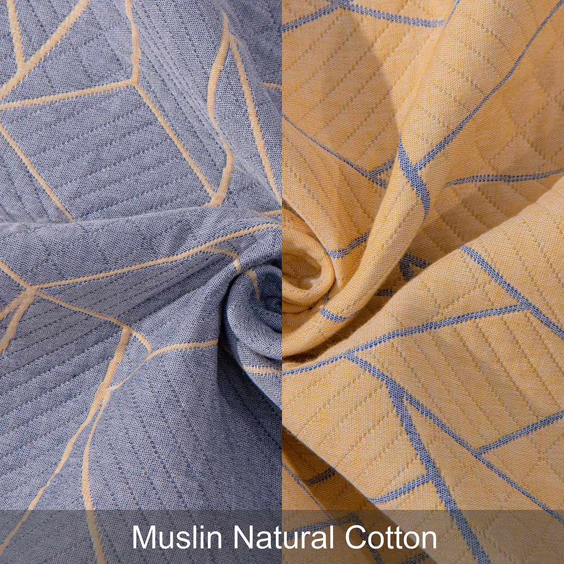 NTBAY Cotton Muslin Quilt – Queen Gray