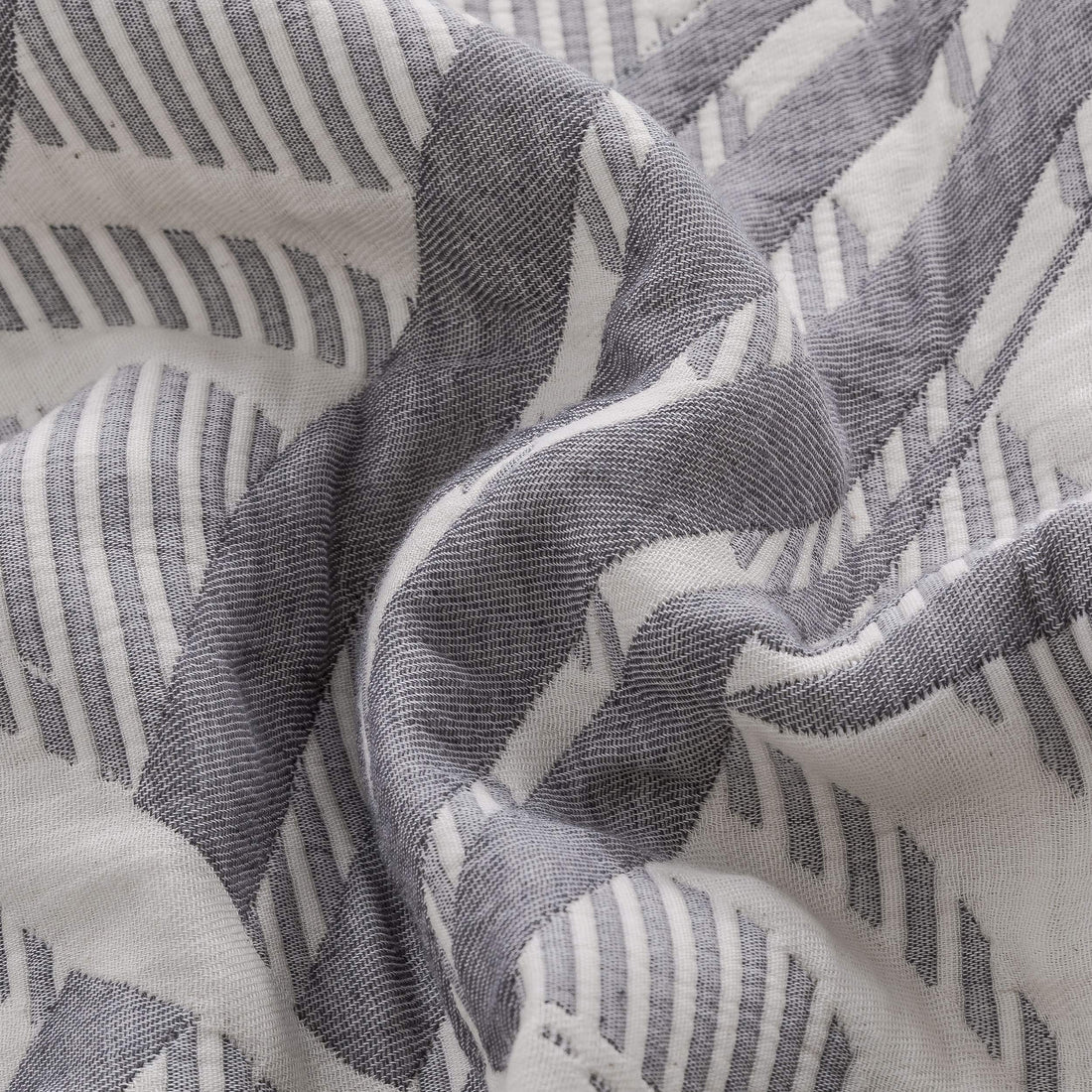 NTBAY Cotton Muslin Quilt – Queen Gray